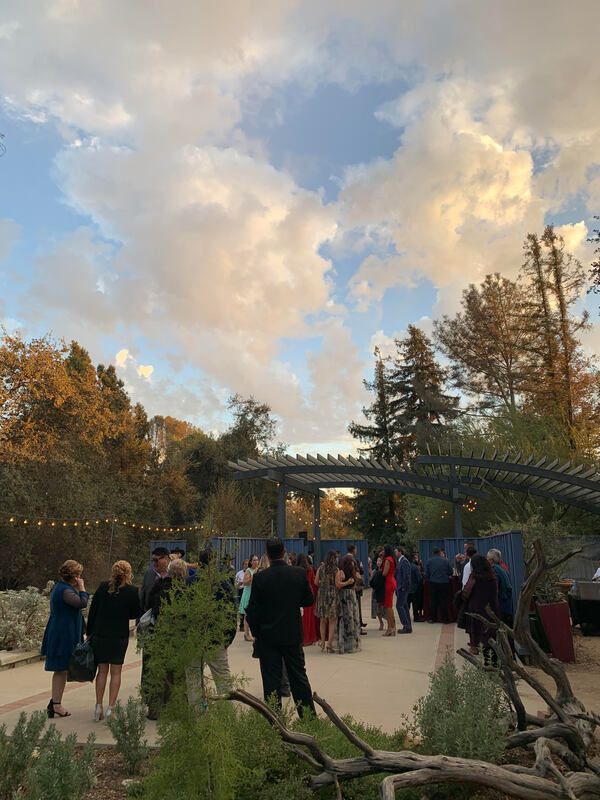 Picture of the Sage gallery, cocktail hour at sunset